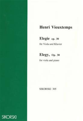 Henri Vieuxtemps: Elegy Op.30: Viola mit Begleitung
