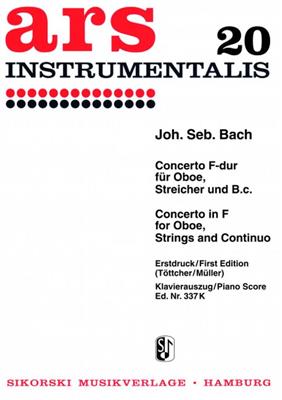Johann Sebastian Bach: Concerto In F: Oboe mit Begleitung