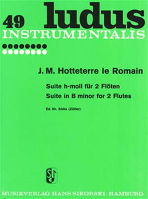 Jacques-Martin Hotteterre: Suite in B minor - Suite h-moll für 2 Flöten: Flöte Duett