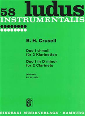B.H. Crusell: Duo 1 D ( Ludus 58 ): Klarinette Duett
