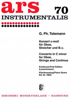 Georg Philipp Telemann: Concerto In C Minor: Oboe mit Begleitung