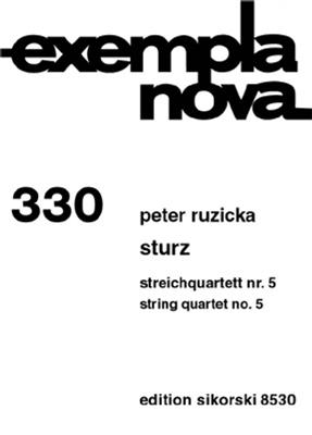 Peter Ruzicka: STURZ: Streichquartett