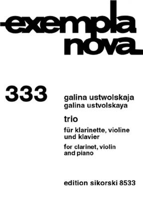 Galina Ustvolskaya: Trio: Kammerensemble