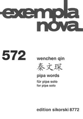 Wenchen Qin: Pipa Words: Sonstige Streicher