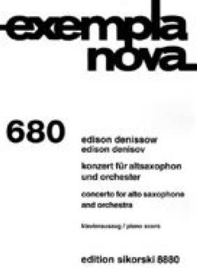 Edison Denisov: Concerto for Alto Saxophone and Orchestra: (Arr. Ai Harada): Altsaxophon mit Begleitung