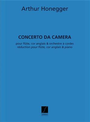 Arthur Honegger: Concerto Da Camera Flute-Cor-Ang-Piano Reduction: Orchester mit Solo