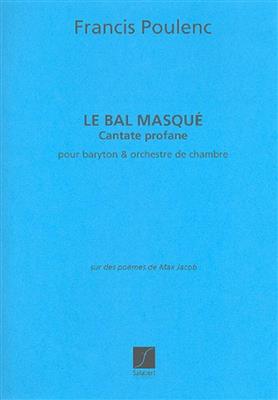 Francis Poulenc: Bal Masque Orchestre Partition: Gesang mit sonstiger Begleitung