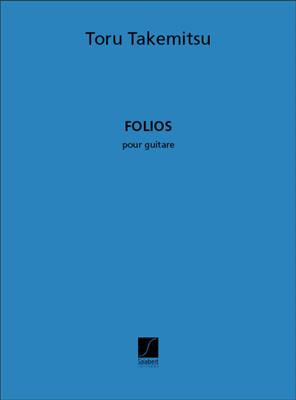 Toru Takemitsu: Folios: Gitarre Solo