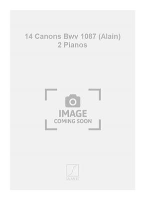 Johann Sebastian Bach: 14 Canons Bwv 1087 (Alain) 2 Pianos: Klavier Duett