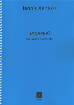 Iannis Xenakis: Synaphai Piano Et Orchestre Partition: Klavier Solo