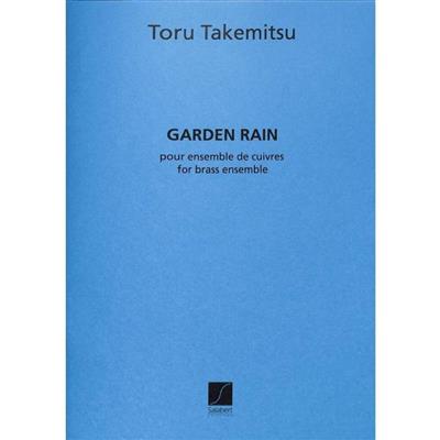 Toru Takemitsu: Garden Rain Pour Ensemble De Cuivres (Score): Blechbläser Ensemble