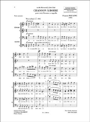 Francis Poulenc: Integrale De La Musique Choeur a Cappella Vol. 3: Männerchor A cappella