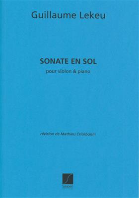 Guillaume Lekeu: Sonate En Sol Majeur: Violine mit Begleitung
