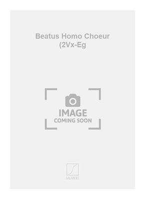 Orlando di Lasso: Beatus Homo Choeur (2Vx-Eg: Männerchor A cappella