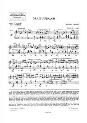 Frédéric Chopin: Mazurkas Op 59, 63, 67, 68 - 3eme volume: Klavier Solo