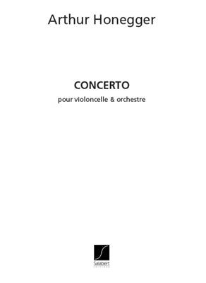Arthur Honegger: Concerto Violoncelle Partition: Cello Solo