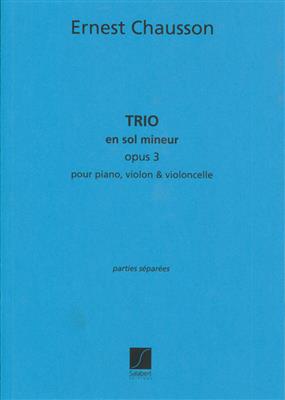 Ernest Chausson: Trio En Sol Mineur, Opus 3: Kammerensemble
