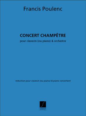 Francis Poulenc: Concert Champetre 2 Pianos Reduction: Klavier Duett