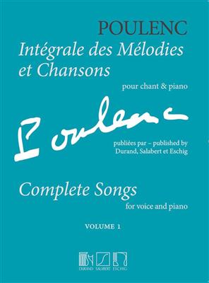 Integrale des Melodies et Chansons Vol.1: Gesang mit Klavier