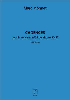 Marc Monnet: Cadences du concerto n° 21 de Mozart K 467: Klavier Solo