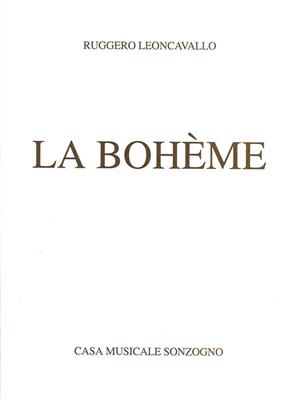 Ruggero Leoncavallo: Boheme: Gesang mit Klavier
