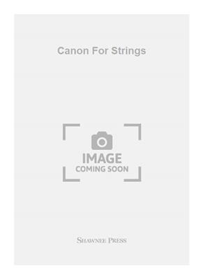 Johann Pachelbel: Canon For Strings: (Arr. Hawley Ades): Streichorchester