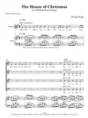 Sam Pegg: The House of Christmas: Gemischter Chor mit Klavier/Orgel