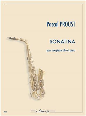 Pascal Proust: Sonatina: Altsaxophon mit Begleitung