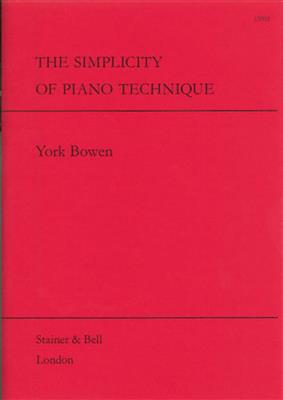 The Simplicity of Piano Technique