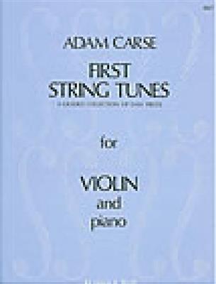 Adam Carse: First String Tunes (Violin): Violine mit Begleitung