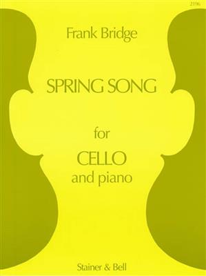 Frank Bridge: Spring Song: Cello mit Begleitung
