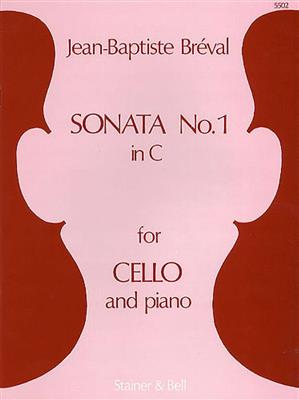 Jean-Baptiste Breval: Sonata In C For Cello and Piano: Cello mit Begleitung