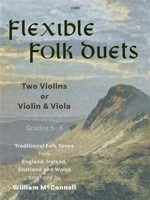 Flexible Folk Duets: (Arr. William McConnell): Violin Duett