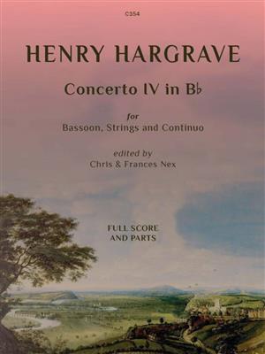 Henry Hargrave: Concerto IV in Bb: Kammerensemble