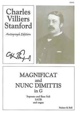Charles Villiers Stanford: Magnificat And Nunc Dimittis In G: Gemischter Chor mit Klavier/Orgel