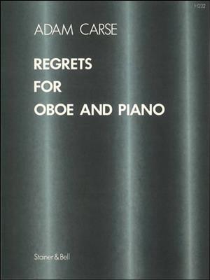 Adam Carse: Regrets For Oboe and Piano: Oboe mit Begleitung