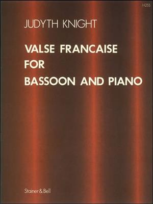 Judyth Knight: Valse Française For Bassoon and Piano: Fagott mit Begleitung