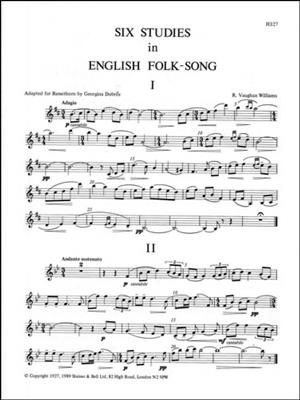 Ralph Vaughan Williams: Six Studies In English Folk Song: Klarinette Solo