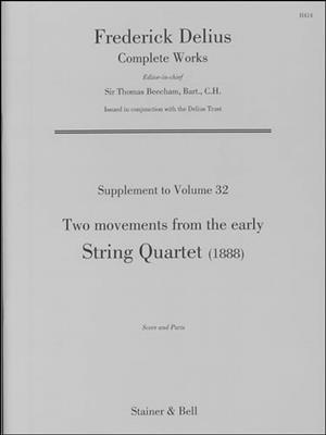 Frederick Delius: String Quartet: Streichquartett