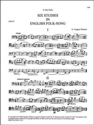 Ralph Vaughan Williams: Six Studies In English Folk Song - Cello: Cello Solo