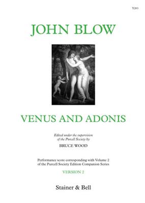 John Blow: Venus and Adonis Version 2: Orchester