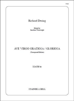 Richard Dering: Ave virgo gratiosa/gloriosa: Gemischter Chor mit Begleitung