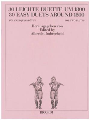 Albrecht Imbescheid: 30 leichte Duette um 1800: Flöte Duett