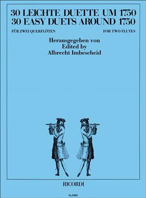 Albrecht Imbescheid: 30 leichte Duette um 1750: Flöte Duett