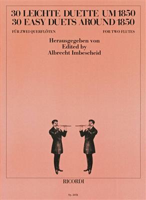 Albrecht Imbescheid: 30 leichte Duette um 1850: Flöte Duett