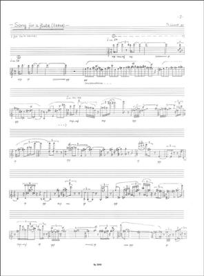 Thomas Lauck: Song for a flute: Flöte mit Begleitung