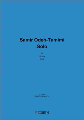 Samir Odeh-Tamimi: Solo: Violine Solo