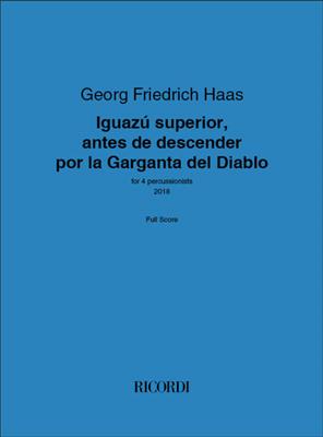 Georg Friedrich Haas: Iguazú superior: Percussion Ensemble