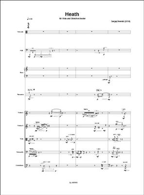 Sergej Newski: Heath: Streichorchester mit Solo