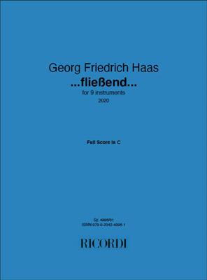 Georg Friedrich Haas: ...flieβend...: Kammerensemble